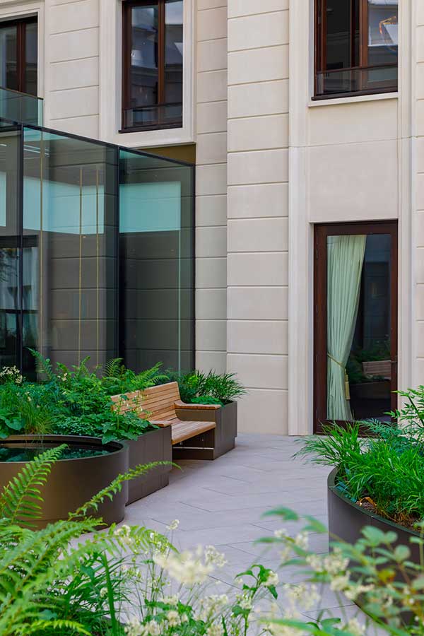 Courtyard access