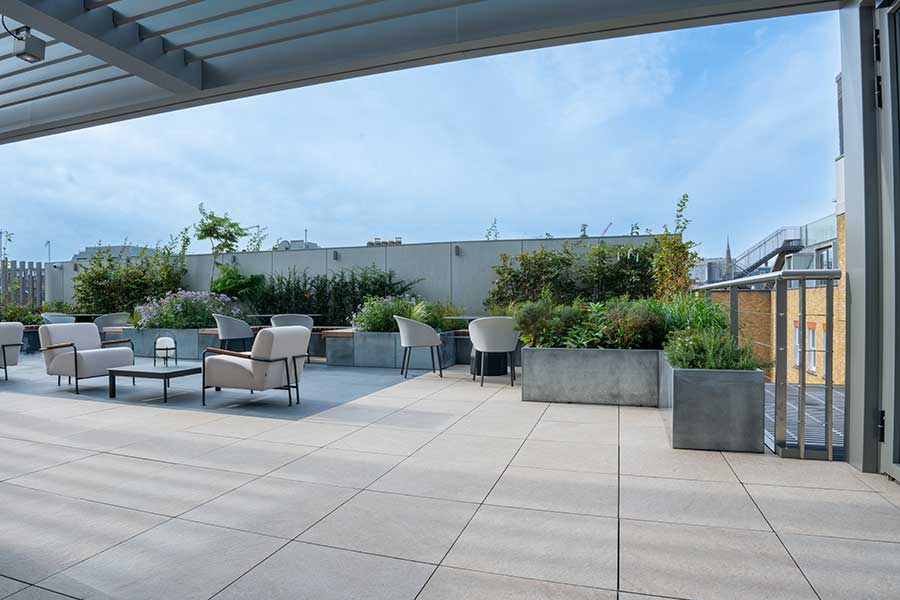 The Met Building terrace