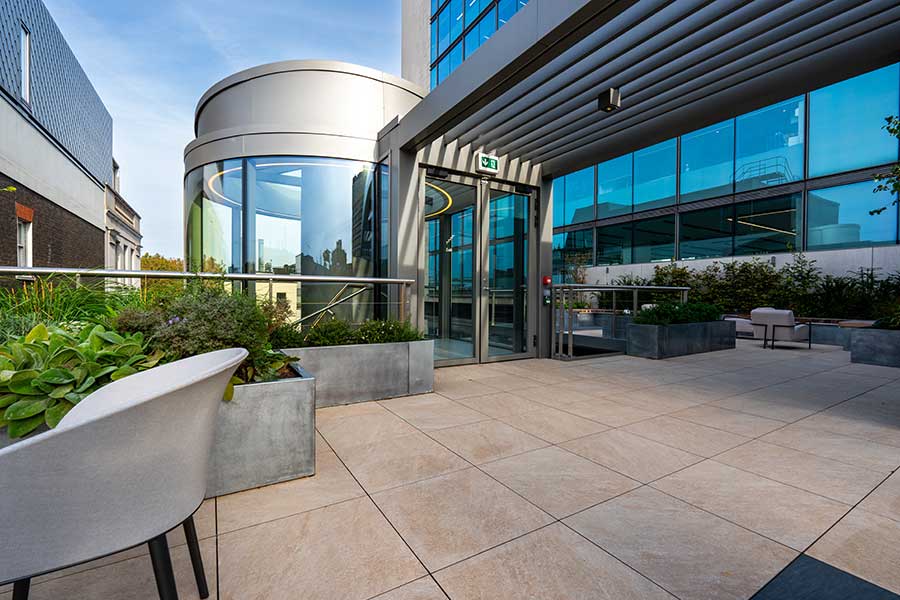 The Met Building roof terrace
