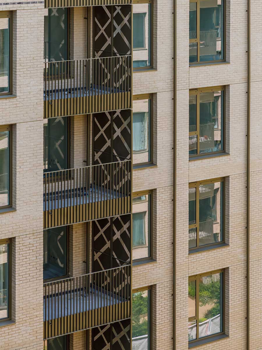 Oval Village balconies