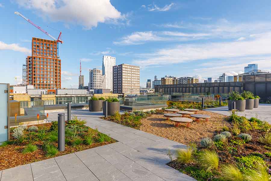 250 City Road roof terrace