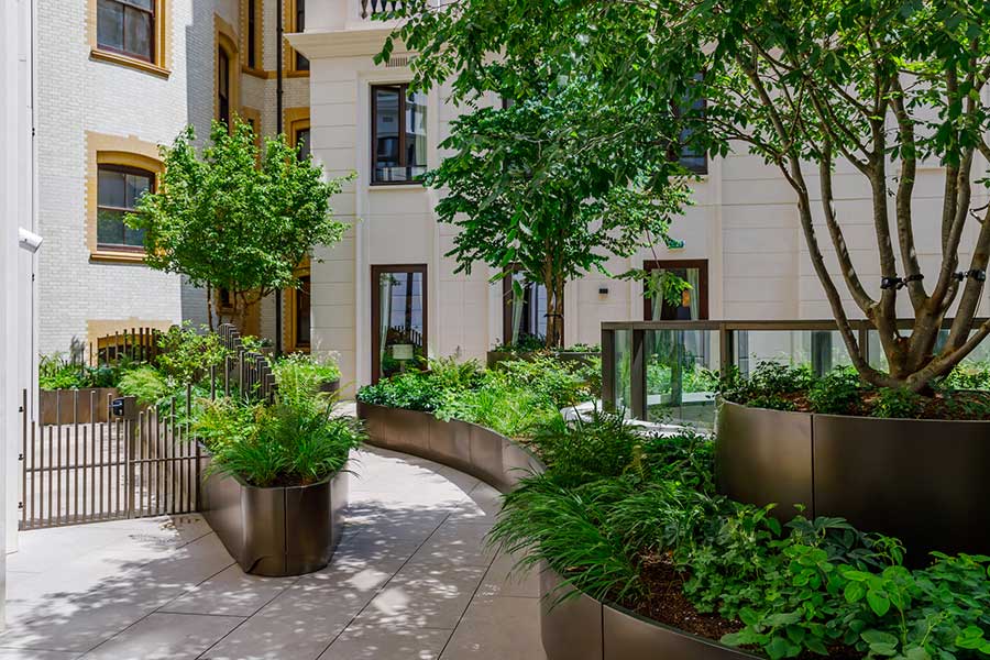 Old War Office green courtyard