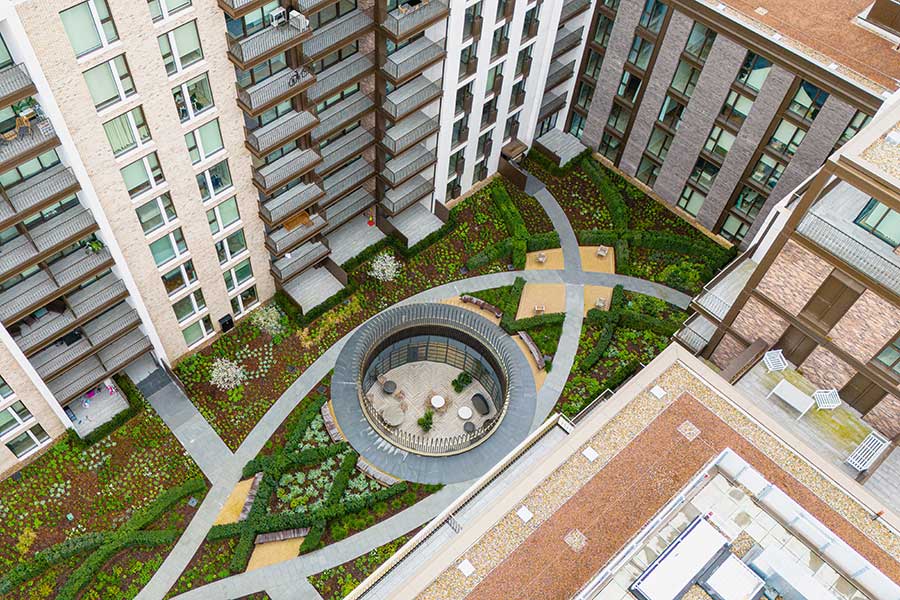 Fulham Gas Works courtyard