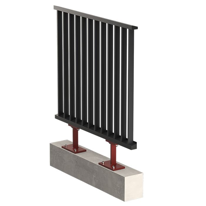 Top Fixed to Concrete