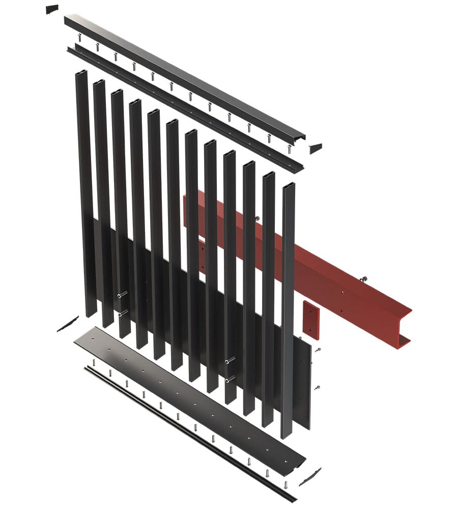 Linear Flow Balustrade System