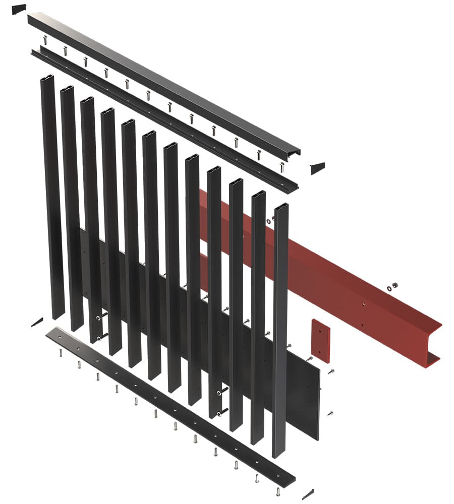 Linear Frame Balustrade System