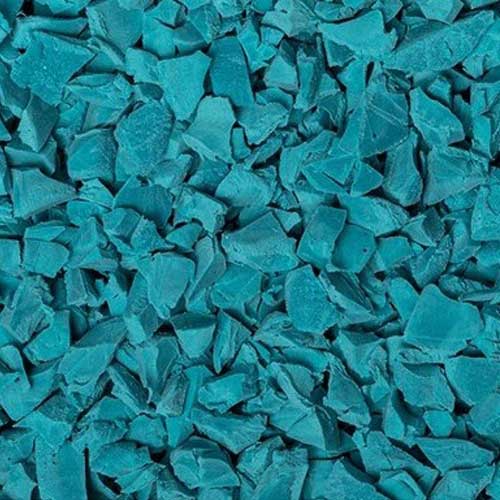 WPR Rubber Crumb Turquoise Bright finish