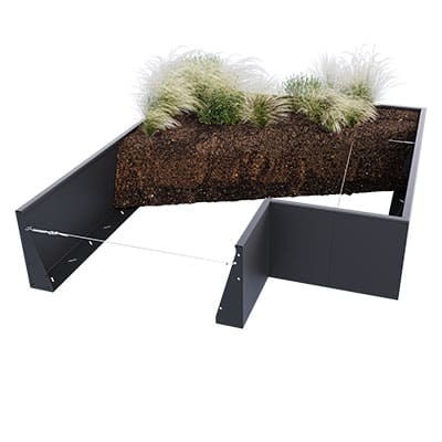 TerraSmart Ledge Bespoke Planter System render