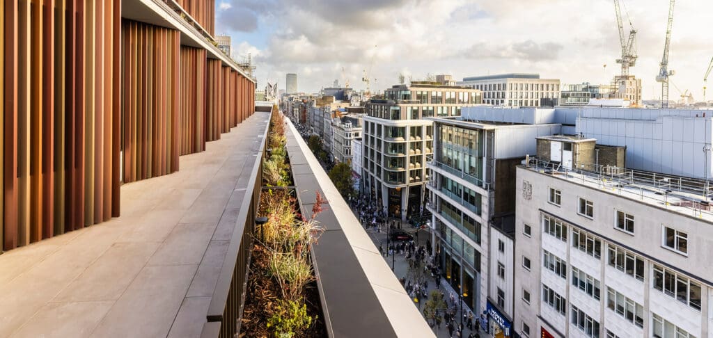 334 Oxford Street roof terrace